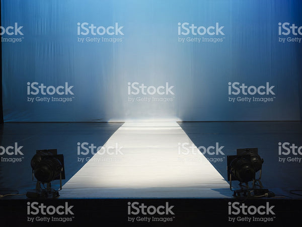 Empty catewalk stage lights - Stock image.. - Styles of Passion