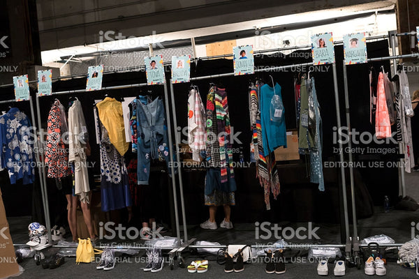 Desigual - Spring 2016 Collection - Backstage - Stock image - Styles of Passion